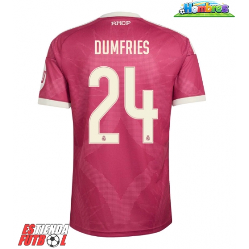 Real Madrid Denzel Dumfries #24 Tercera Equipación 2026-27 Manga Corta